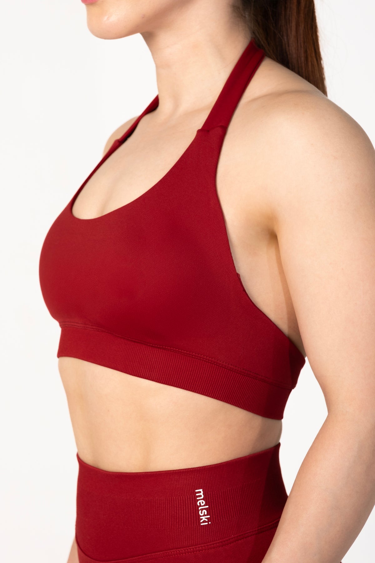 Active Halter Bra Cherry